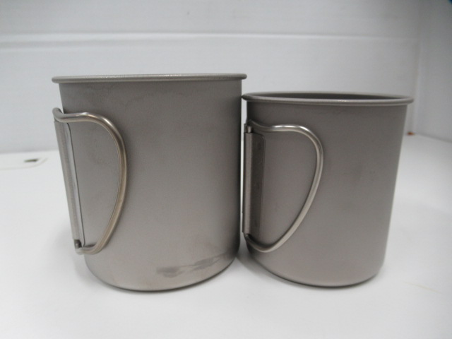 Snow Peak(スノーピーク) チタンシングルマグ 450・300 セット