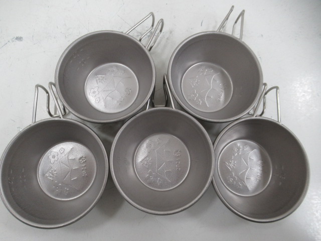 Snow Peak（スノーピーク）  チタンミニシェラカップ 2024 AUTUMN 6点