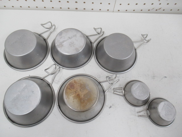 Snow Peak（スノーピーク）  チタンシェラカップ 5点 限定ミニシェラカップ 2点