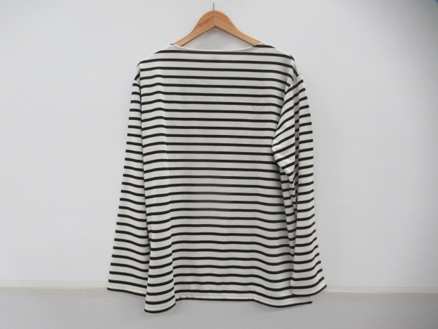 BRING（ブリング）  DRYCOTTONY バスクシャツ Ecru×Black