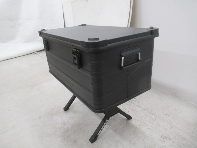 その他ブランド  アンプラグドキャンプ ブラックアルミコンテナ L スタンド