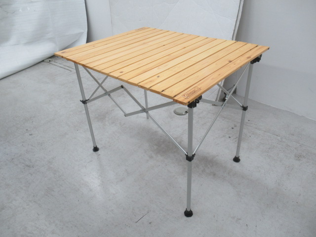 Coleman（コールマン）  ナチュラルウッドロールテーブル/90