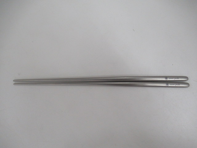 Snow Peak（スノーピーク）  チタン先細箸・スクー セット