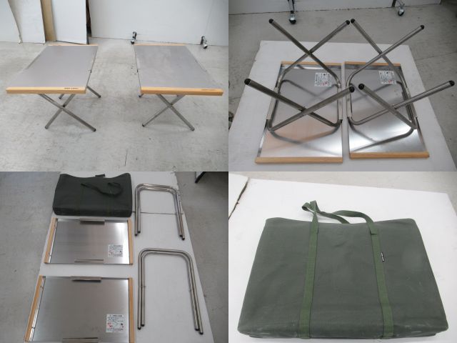 UNIFLAME（ユニフレーム）  焚き火テーブル 2点 収納ケースセット