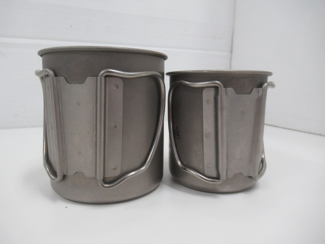 Snow Peak（スノーピーク）  チタンシングルマグ 450 300 2個セット