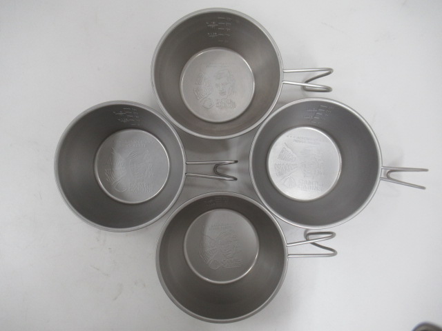 その他ブランド  キャンプアンドキャビンズ 山中湖 シェラカップ 4個セット