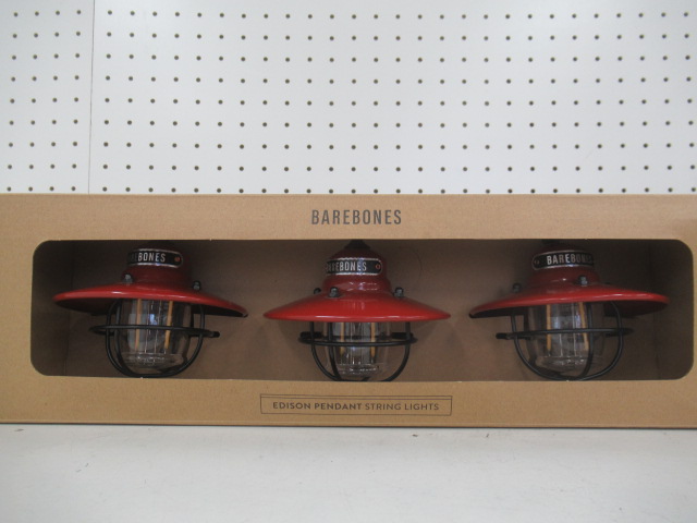 Barebones Living（ベアボーンズリビング）  エジソンストリングライトLED レッド