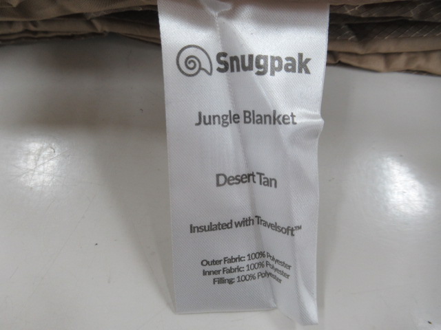 Snugpak（スナグパック）  ジャングルトラベル ブランケット デザートタン