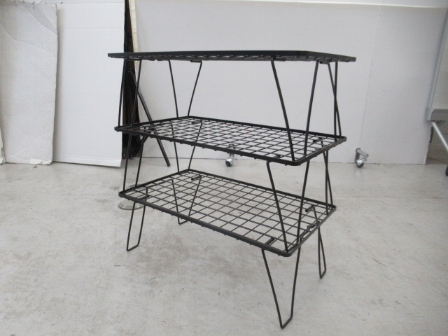 UNIFLAME（ユニフレーム）  フィールドラック ブラック 3個セット