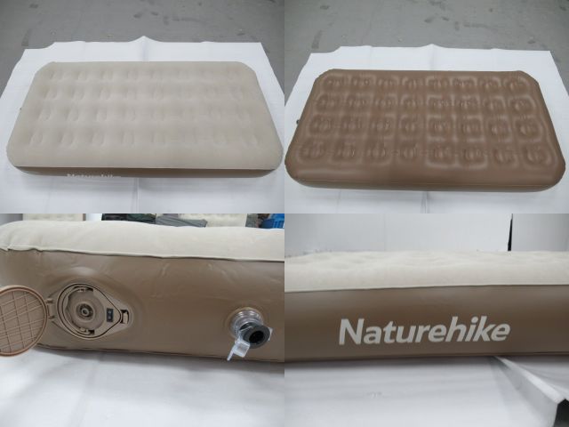 NatureHike(ネイチャーハイク) 電動ポンプ内蔵エアーマット シングル 2点セット