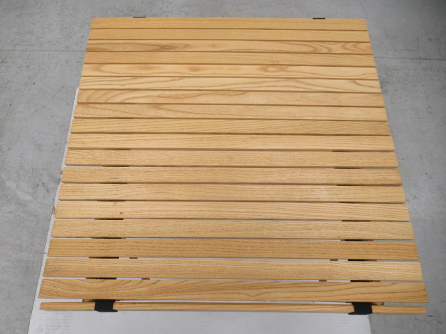 OUTPUT LIFE（アウトプットライフ）  ウッドロールトップテーブル スクエア Lサイズ