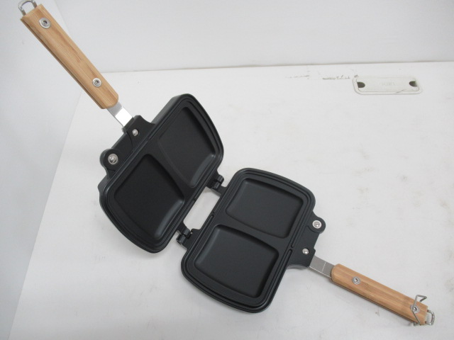 Snow Peak（スノーピーク）  トラメジーノ ブラック PG-120 ホットサンドメーカー