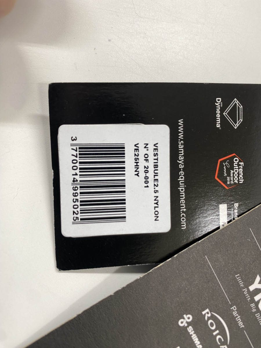 Samaya（サマヤ）  VESTIBULE2.5 NYLON