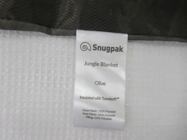 Snugpak（スナグパック）  ジャングルトラベル ブランケット