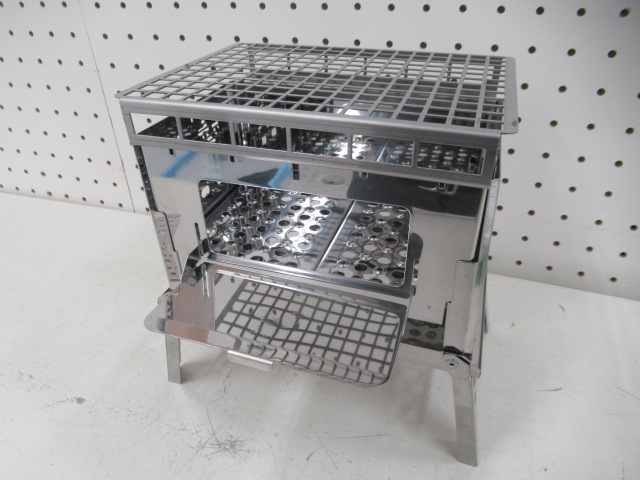 その他ブランド 笑's コンパクト焚き火グリルB-6君 3点セット