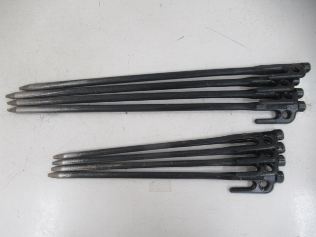 Snow Peak（スノーピーク）  ペグハンマーPro.C ソリッドステーク8本 ケースセット