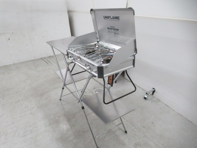 UNIFLAME(ユニフレーム) ツインバーナー US-1900 キッチンスタンド2 セット
