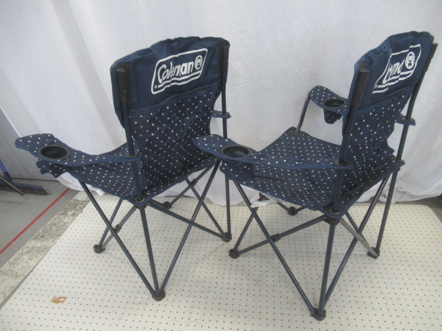 Coleman(コールマン) アクションチェア ネイビードット 2脚セット