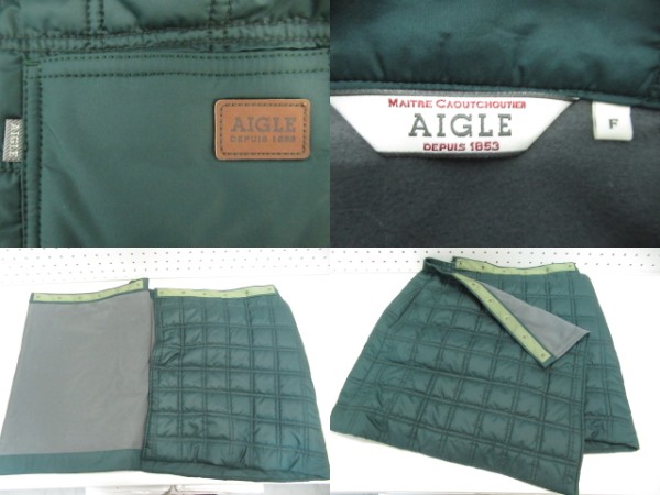 AIGLE（エーグル）  ハイウォーム キルトラップスカート・ショートパンツセット