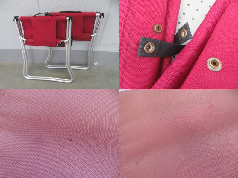 Snow Peak(スノーピーク) FDチェアワイド×2脚セット LV-077RD