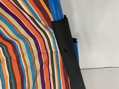 LOGOS（ロゴス）  ストライプあぐらチェア 73173016