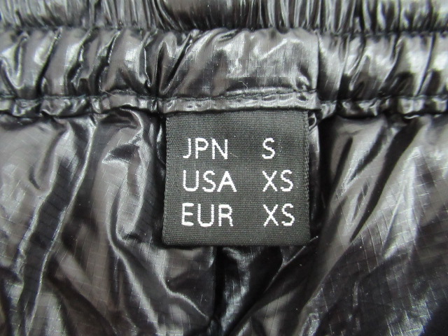 NANGA（ナンガ）  ポータブルダウンパンツ