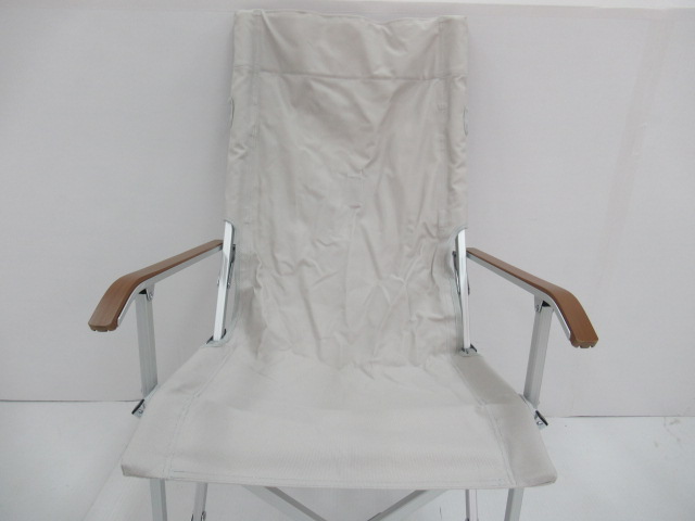 ogawa（小川・キャンパルジャパン）  ハイバックチェア コットン ライトグレー (2)