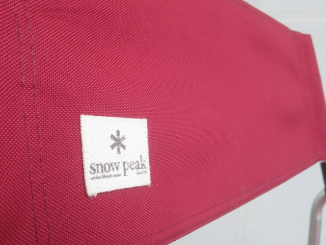 Snow Peak（スノーピーク）  FDチェアワイドRD LV-070RD (1)