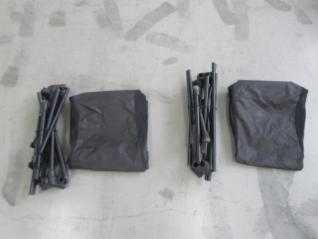 ogawa（小川・キャンパルジャパン）  ツーアングルチェアL ブラック 2脚セット