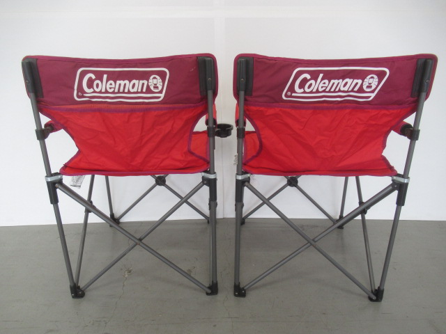 Coleman（コールマン）  カップホルダー付きスリムチェア 2脚セット