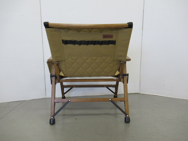 その他ブランド フォールディング ウッドチェア タン