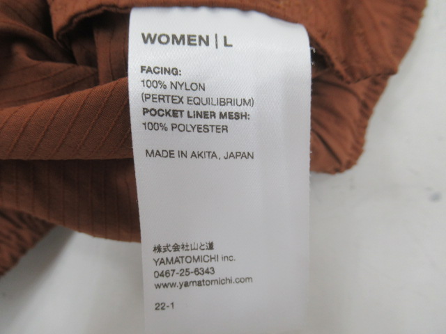 山と道  DW 5-Pocket Shorts レディース