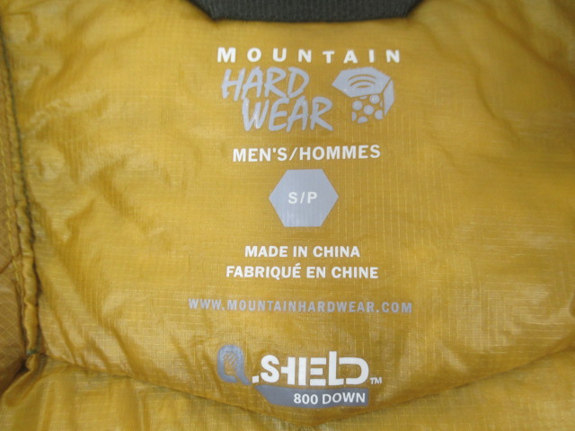 MOUNTAIN HARDWEAR（マウンテンハードウェア）  ゴーストウィスパラーフーデッドダウンジャケット