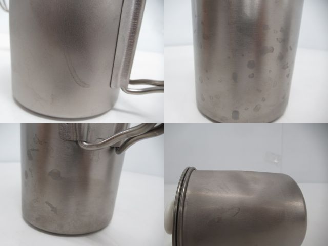 Snow Peak（スノーピーク）  チタンカフェプレス3+ミルクフォーマーセット