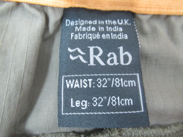 その他ブランド  Rab アグデン パンツ