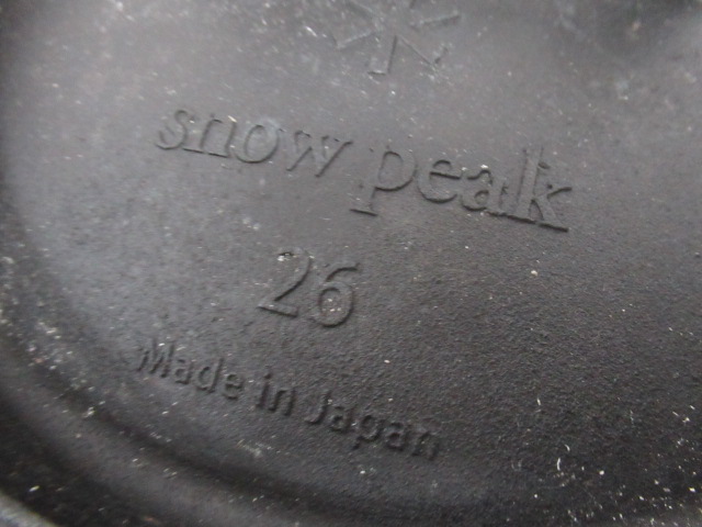 Snow Peak（スノーピーク）  和鉄ダッチオーブン 26 ケースセット