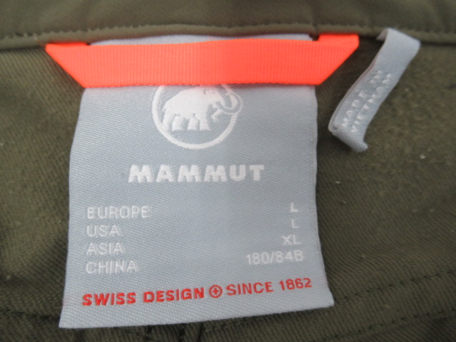 MAMMUT（マムート）  ユーティリティソフトシェルパンツ