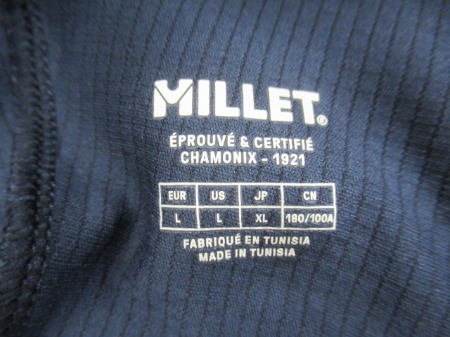 Millet（ミレー）  モルフォ ジップ ロングスリーブ