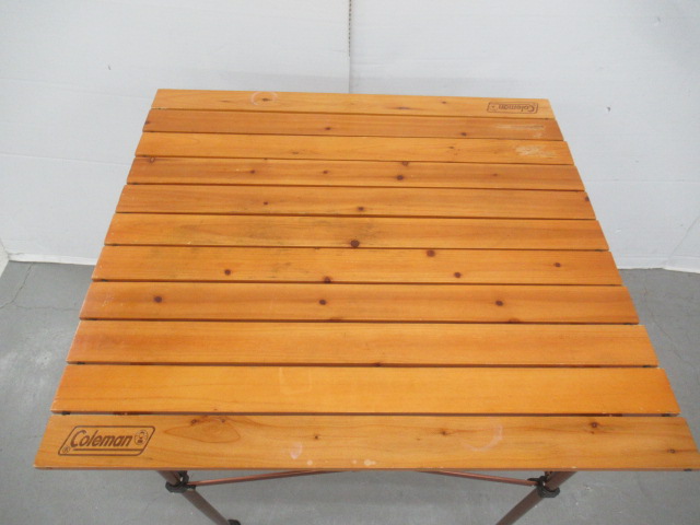 Coleman（コールマン）  ナチュラルウッドロールテーブル クラシック 65