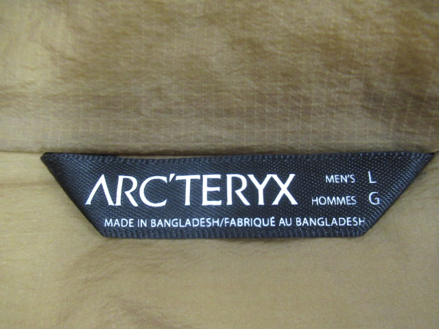 ARC'TERYX（アークテリクス）  アトム LT フーディ