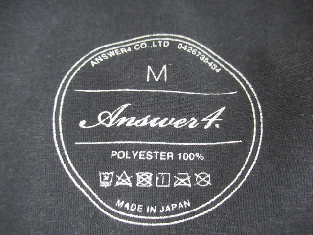 その他ブランド  Answer4 Tシャツ