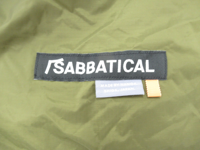 SABBATICAL（サバティカル）  ×NANGA オーロラ900DX グラスグリーン レギュラー