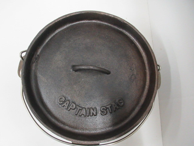CAPTAIN STAG（キャプテンスタッグ）  ダッチオーブン＆ダッチオーブンスタンドセット