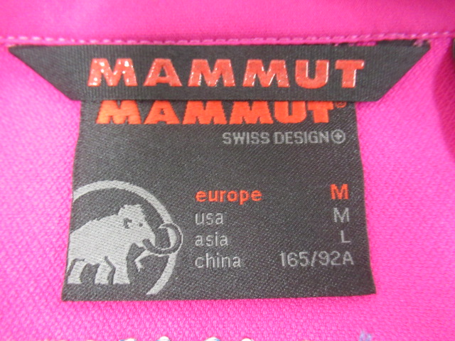 MAMMUT（マムート）  ソフテック グラナイト ジャケット レディース