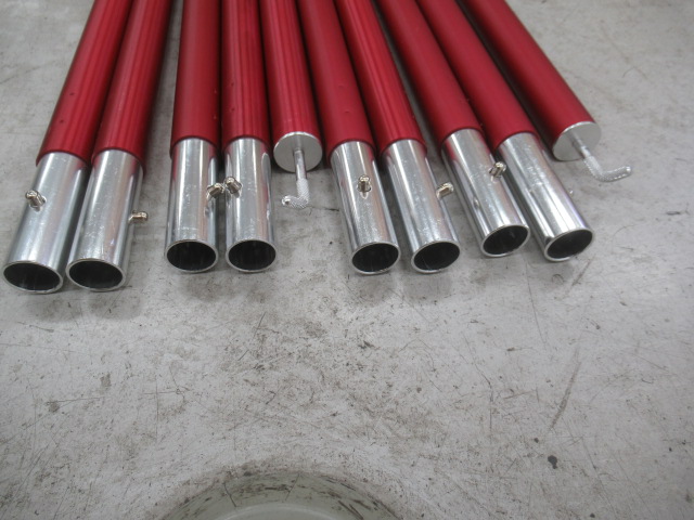 DOD（ディーオーディー）  ビッグタープポール レッド 2本セット