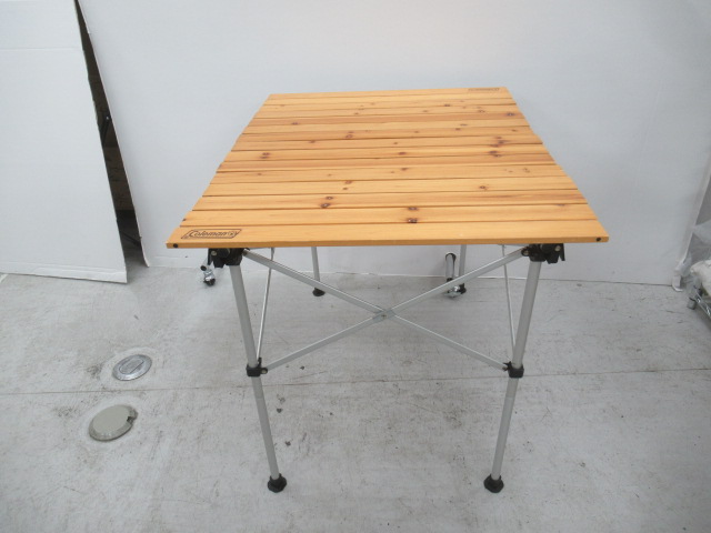 Coleman（コールマン）  ナチュラルウッド ロールテーブル90