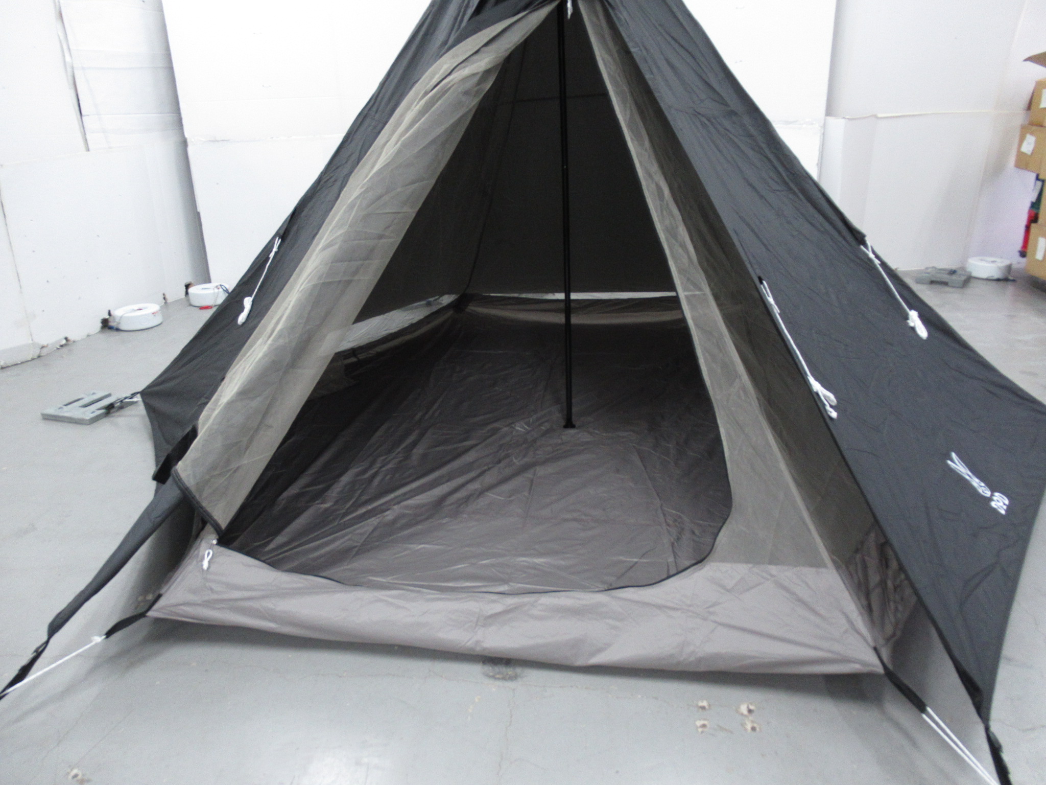 DOD（ディーオーディー）  ワンポールテントM ブラック セット