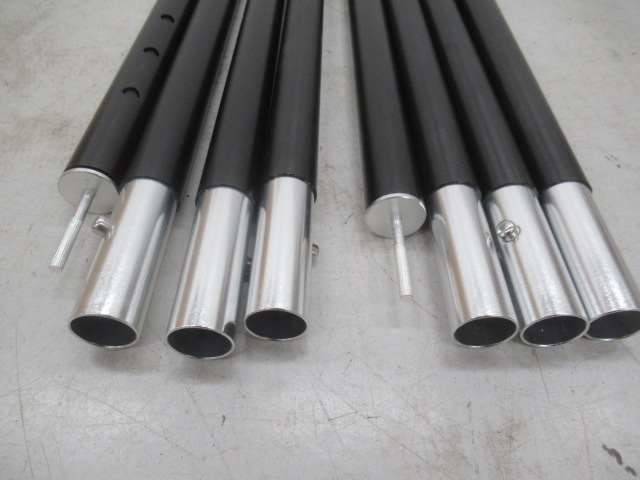 FIELDOOR（フィールドア）  アルミテントポール 280 2本 ケースセット