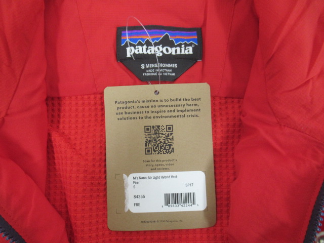 patagonia（パタゴニア）  ナノエアライトハイブリッドベスト