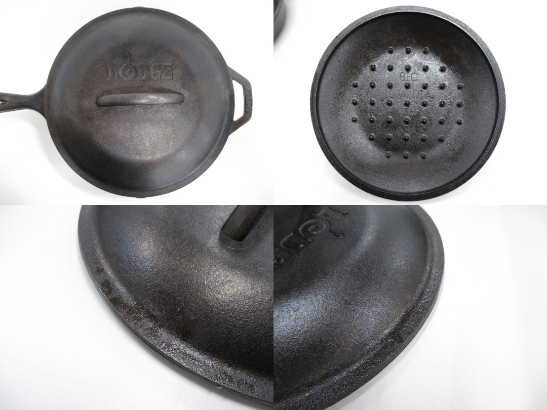 LODGE(ロッジ) スキレット 10 1/4インチ カバー ケースセット